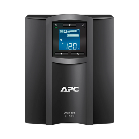 APC Smart-UPS C, Line Interactive, 1440VA, Tower, 120V, 8x NEMA 5-15R outlets, SmartConnect port, USB and Serial communication, AVR, Graphic LCD — Being Shipped