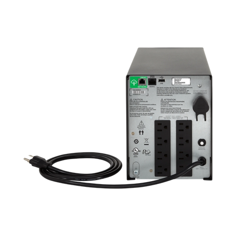 APC Smart-UPS C, Line Interactive, 1440VA, Tower, 120V, 8x NEMA 5-15R outlets, SmartConnect port, USB and Serial communication, AVR, Graphic LCD — Being Shipped