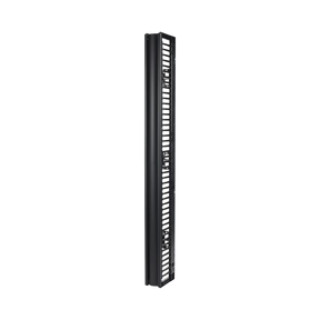 APC Valueline, Vertical Cable Manager for 2 & 4 Post Racks, 84"H X 6"W, Single-Sided with Door — Being Shipped