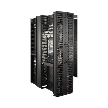 APC Valueline, Vertical Cable Manager for 2 & 4 Post Racks, 84"H X 6"W, Single-Sided with Door — Being Shipped