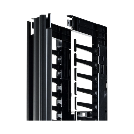 APC Valueline, Vertical Cable Manager for 2 & 4 Post Racks, 84"H X 6"W, Single-Sided with Door — Being Shipped