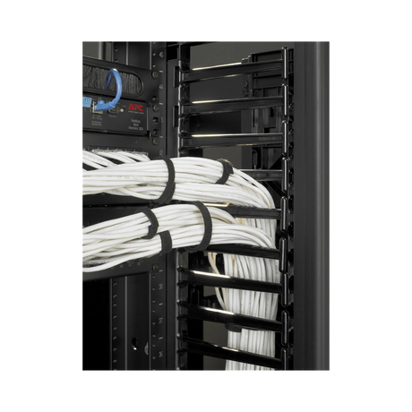 APC Valueline, Vertical Cable Manager for 2 & 4 Post Racks, 84"H X 6"W, Single-Sided with Door — Being Shipped