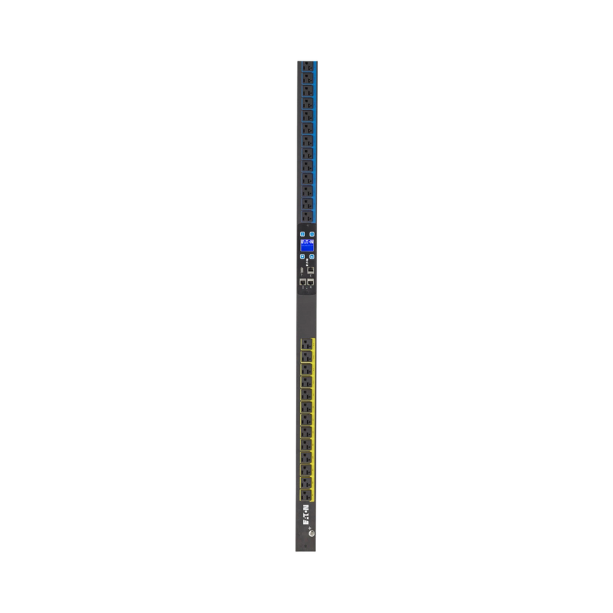 Eaton Metered Input PDU, Split Phase, 0U, L14-30P input, 10ft cord, 5.76kW, 24A, 120/240V, 24 Outlets (24) 5-20R — Being Shipped