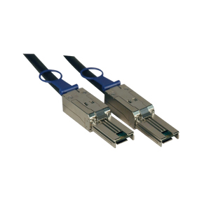 Tripp Lite External SAS Cable, 4 Lane - mini-SAS (SFF-8088) to mini-SAS (SFF-8088), 2M (6.56 ft.) — Being Shipped