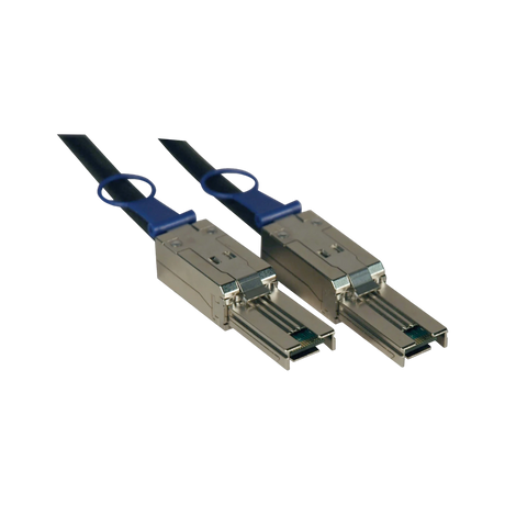 Tripp Lite External SAS Cable, 4 Lane - mini-SAS (SFF-8088) to mini-SAS (SFF-8088), 2M (6.56 ft.) — Being Shipped
