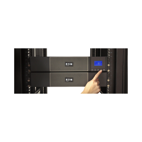 Eaton 5PX UPS, L5-30P Input, Outputs: (6) 5-20R; (1) L5-30R, 120V, 2U, 3000 VA, 2700 W, True Sine Wave, Network Card Optional — Being Shipped