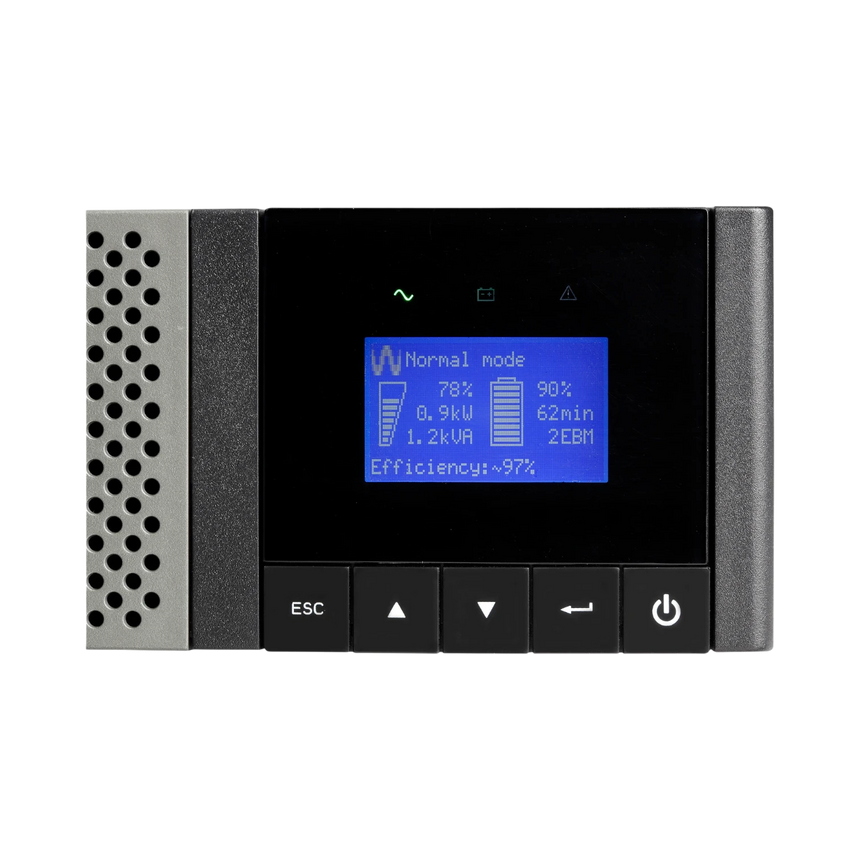 Eaton 5PX UPS, L5-30P Input, Outputs: (6) 5-20R; (1) L5-30R, 120V, 2U, 3000 VA, 2700 W, True Sine Wave, Network Card Optional — Being Shipped