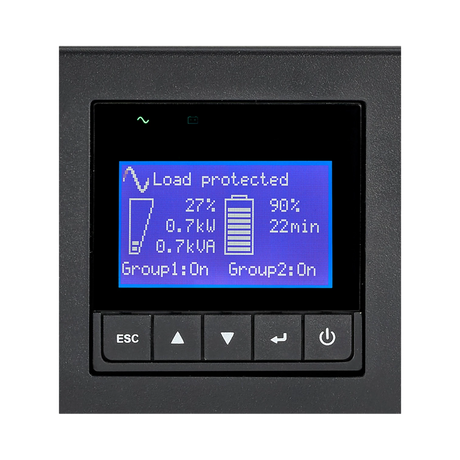 Eaton 9PX Lithium-Ion UPS, 2U, 1500 VA, 1350 W, 5-15P Input, Outputs: (8) 5-15R, 120V — Being Shipped