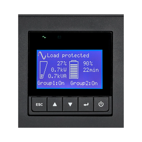 Eaton 9PX Lithium-Ion UPS, 2U, 3000 VA, 2700 W, L5-30P Input, Outputs: (6) 5-20R, (1) L5-30R, 120 V — Being Shipped