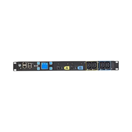 Eaton Metered Input PDU, 1PH, 1U, NEMA L6-30P Input, 10ft cord, 5.76kW, 24A, 200-240V, 16 Outlets (16) C13 — Being Shipped