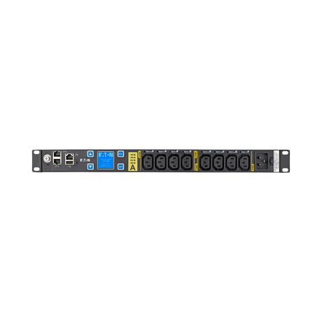 Eaton Managed PDU, 1PH, 1U, C20 Input, 10 ft Cord, 3.84kW, 16A, 200-240V, 8 Outlets (8) C13 — Being Shipped