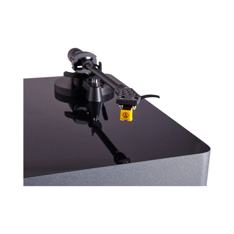 ELAC Miracord 50 Turntable (Glossy Black / Silver Base) — Being Shipped