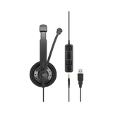 EPOS IMPACT SC 75 USB MS Stereo On-Ear PC Headset (Black) — Being Shipped