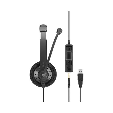EPOS IMPACT SC 75 USB MS Stereo On-Ear PC Headset (Black) — Being Shipped