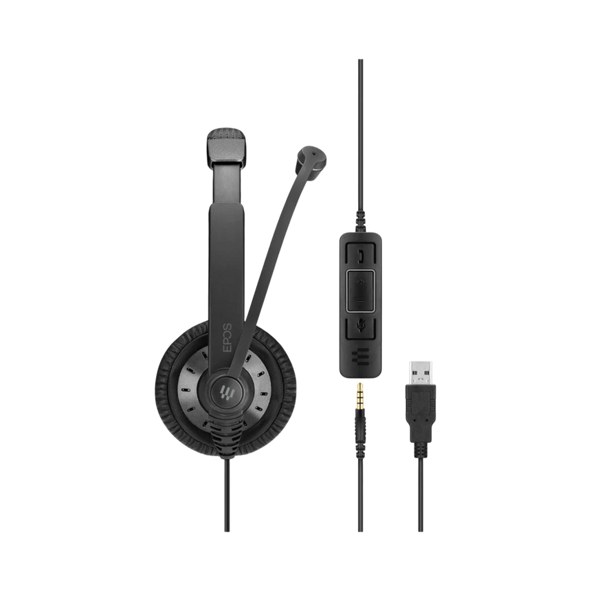 EPOS IMPACT SC 75 USB MS Stereo On-Ear PC Headset (Black) — Being Shipped
