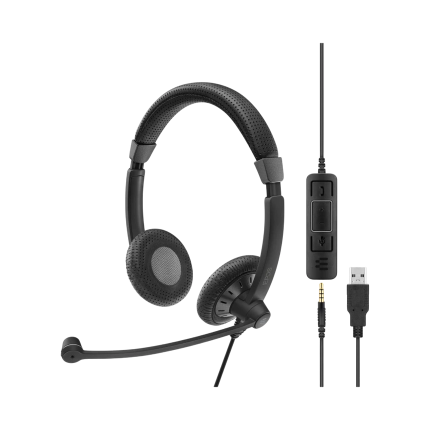 EPOS IMPACT SC 75 USB MS Stereo On-Ear PC Headset (Black) — Being Shipped