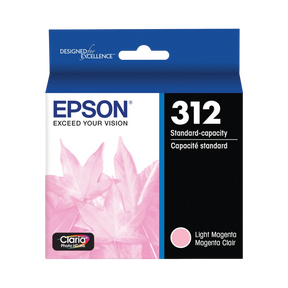 Epson T312 Light Magenta Claria Photo HD Ink Cartridge with Sensormatic — Being Shipped