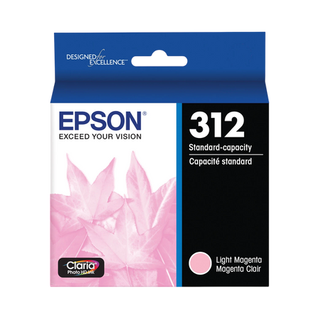 Epson T312 Light Magenta Claria Photo HD Ink Cartridge with Sensormatic — Being Shipped