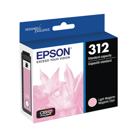 Epson T312 Light Magenta Claria Photo HD Ink Cartridge with Sensormatic — Being Shipped