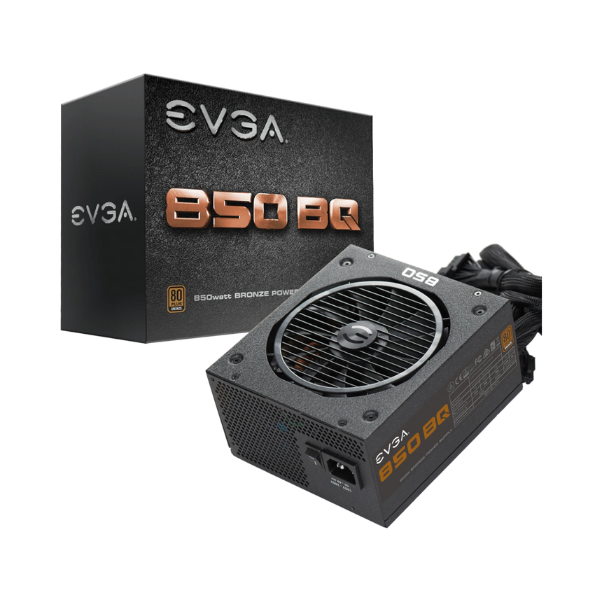 EVGA 110-BQ-0850-V1 850 BQ, 80+ BRONZE 850W, Semi Modular, Power Supply — Being Shipped