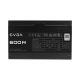 EVGA 100-W1-0600-K1 600 W1, 80+ WHITE 600W, Power Supply — Being Shipped