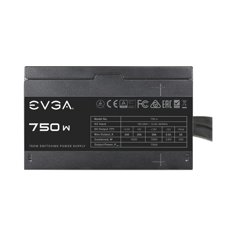 EVGA 750 N1, 750W, ATX Power Supply — Being Shipped