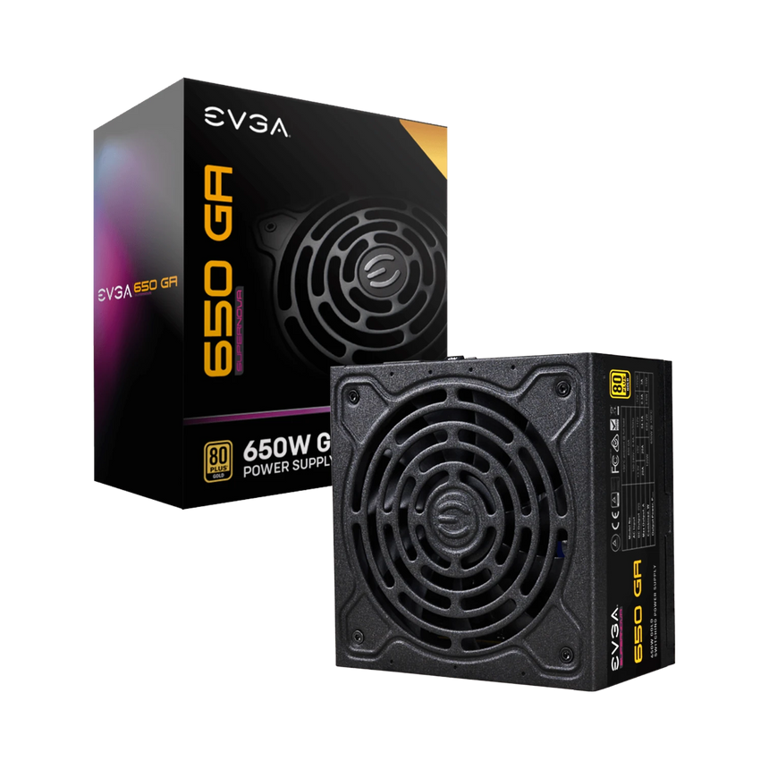 EVGA SuperNOVA 650 GA, 80 Plus Gold 650W, Fully Modular, Eco Mode, Compact 150mm Size, Power Supply — Being Shipped
