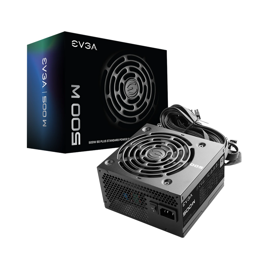 EVGA 100-W1-0500-KR 500 W1, 80+ WHITE 500W, Power Supply — Being Shipped