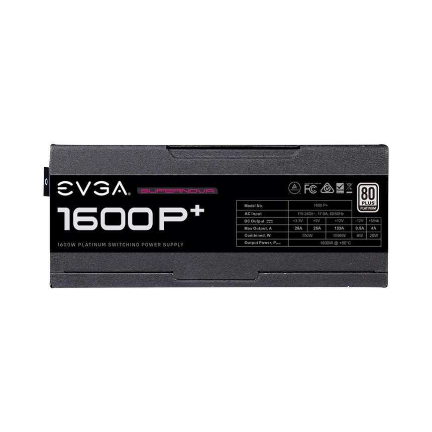 EVGA SuperNOVA 1600 P+, 80+ PLATINUM 1600W, Fully Modular, Power Supply — Being Shipped