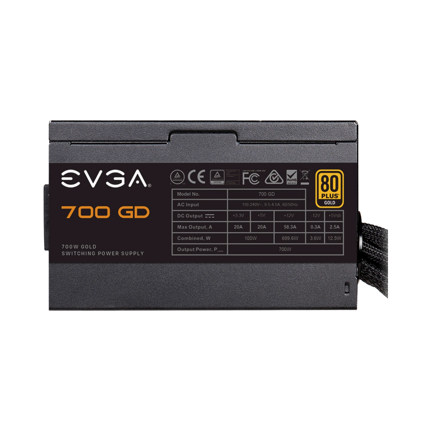 EVGA 700 GD, 80+ GOLD 700W, Power Supply — Being Shipped