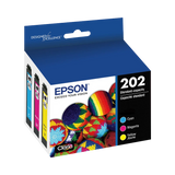 Epson Claria 202 Standard-Capacity Ink Cartridge Color Combo Pack (Cyan, Magenta, Yellow) — Being Shipped