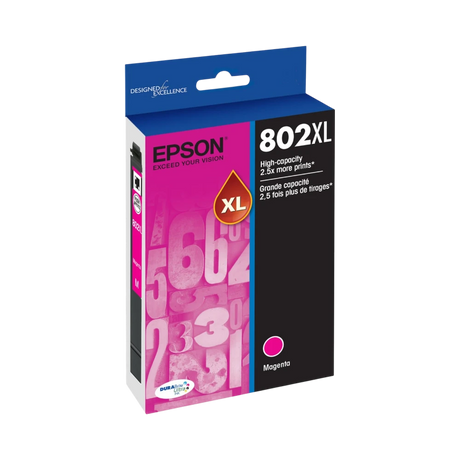 Epson 802XL DuraBrite Ultra High-Yield Magenta Ink Cartridge — Being Shipped