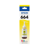 Epson T664 Yellow Ink Bottle with Sensormatic (70mL) — Being Shipped