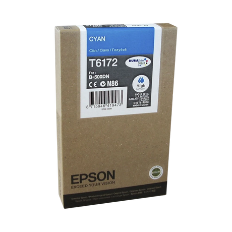 Epson High Yield Cyan Ink Cartridge For B-510DN Printer — Being Shipped