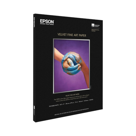Epson Velvet Fine Art Paper (8.5 x 11", 20 Sheets) — Being Shipped