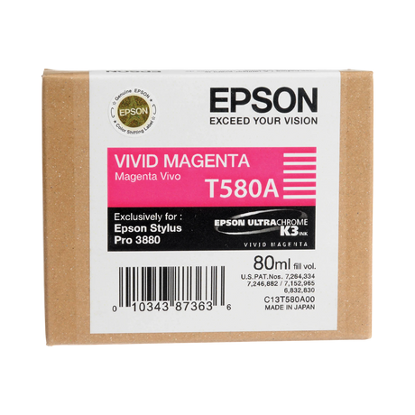 Epson UltraChrome K3 Vivid Magenta Ink Cartridge (80 ml) — Being Shipped