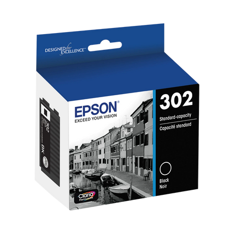 Epson Claria Premium 302 Standard-Capacity Ink Cartridge (Black) — Being Shipped