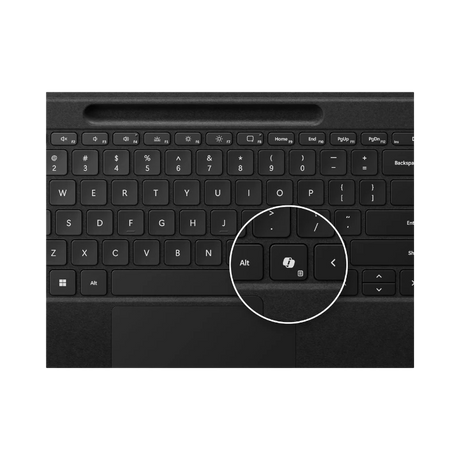 Microsoft Flex Keyboard with Pen Storage for Surface Pro 10/9/8 Laptop (Black) — Being Shipped