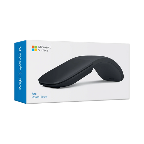 Microsoft Arc Ergonomic Ambidextrous Wireless Mouse (Black) — Being Shipped