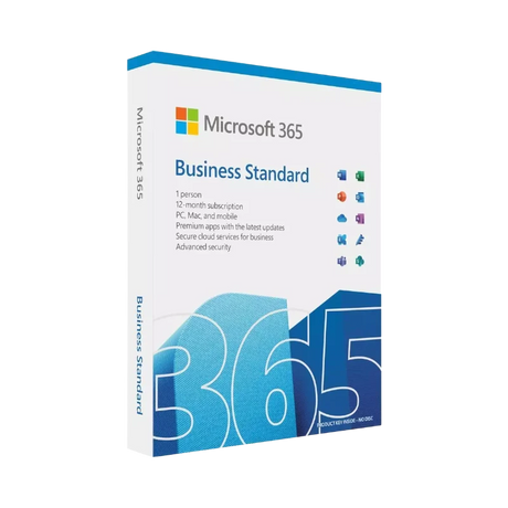 Microsoft 365 Business Standard (1 PC or Mac License / 12-Month Subscription / Product Key Code) — Being Shipped