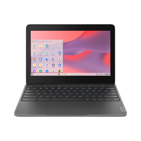 Lenovo 100e Chromebook Gen 4 11.6" Laptop, Intel N100, 8GB RAM, 64GB eMMC (Graphite Gray) — Being Shipped