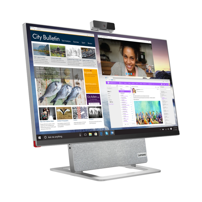 Lenovo Yoga AIO 7 27" Touch-Screen All-In-One Computer AMD Ryzen 7 5800H, 16GB RAM, 512GB SSD — Being Shipped