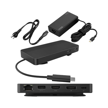 Lenovo 100W USB-C Dual Display Travel Docking Station — Being Shipped