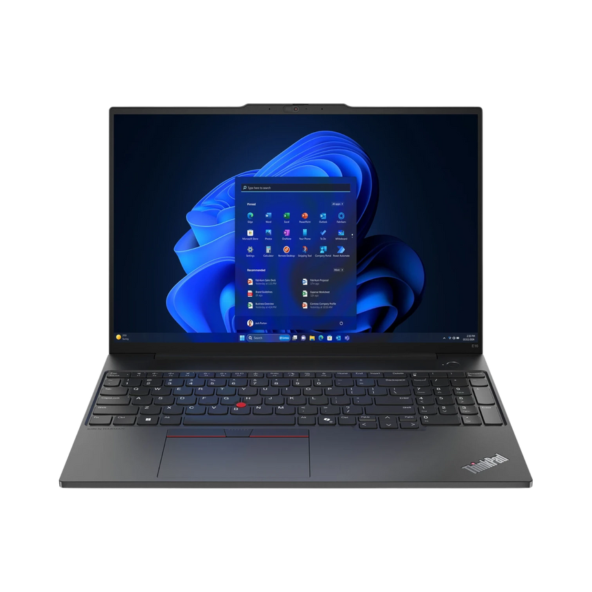 Lenovo ThinkPad E16 Gen 2 16" Laptop, Intel Core Ultra 7 155U, 16GB DDR5 RAM, 512GB SSD (Graphite Black) — Being Shipped