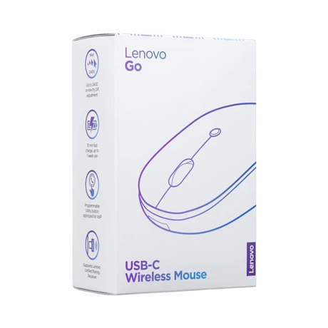 Lenovo Go USB-C Wireless Mouse (Storm Gray) — Being Shipped