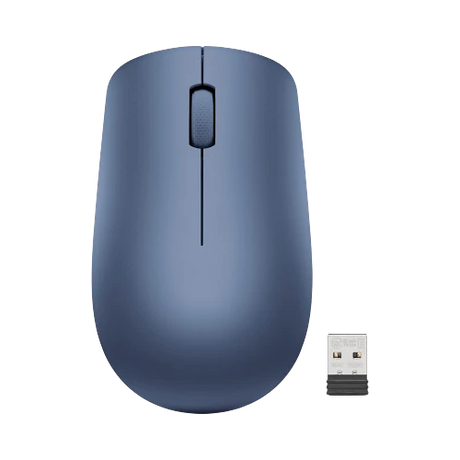 Lenovo 530 2.4GHz Nano USB Ergonomic Wireless Mouse (Abyss Blue) — Being Shipped