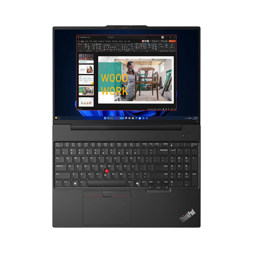 Lenovo ThinkPad E16 Gen 2 16" Laptop, AMD Ryzen 7-7735U, 16GB DDR5 RAM, 512GB SSD (Black) — Being Shipped