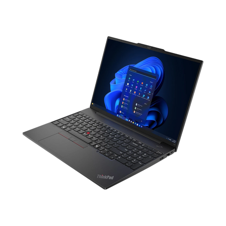 Lenovo ThinkPad E16 Gen 2 16" Laptop, AMD Ryzen 7-7735U, 16GB DDR5 RAM, 512GB SSD (Black) — Being Shipped