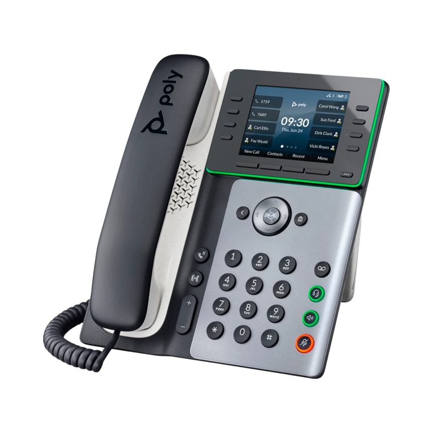 Poly Edge E300 IP Desk Phone with Power Adapter — Being Shipped