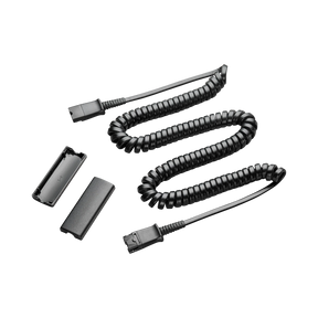 Poly Standard Quick Disconnect Extension Cable for H-Series Corded Headsets (10') — Being Shipped